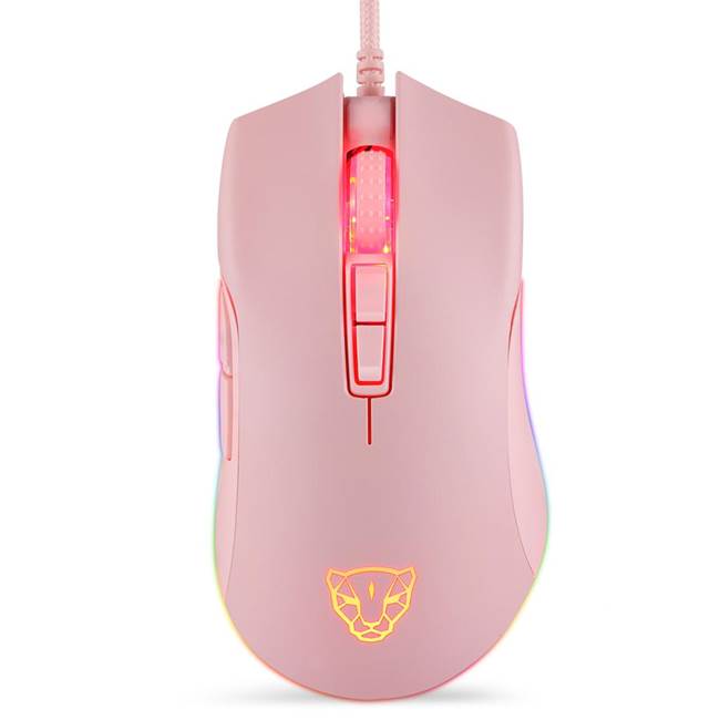 Проводная игровая мышь Motospeed V70 USB Мышь RGB Эргономичный дизайн 8-ступенчатая регулируемая ширина разрешения 4