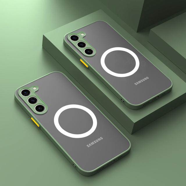 Матовый магнитный чехол для Samsung беспроводной  3