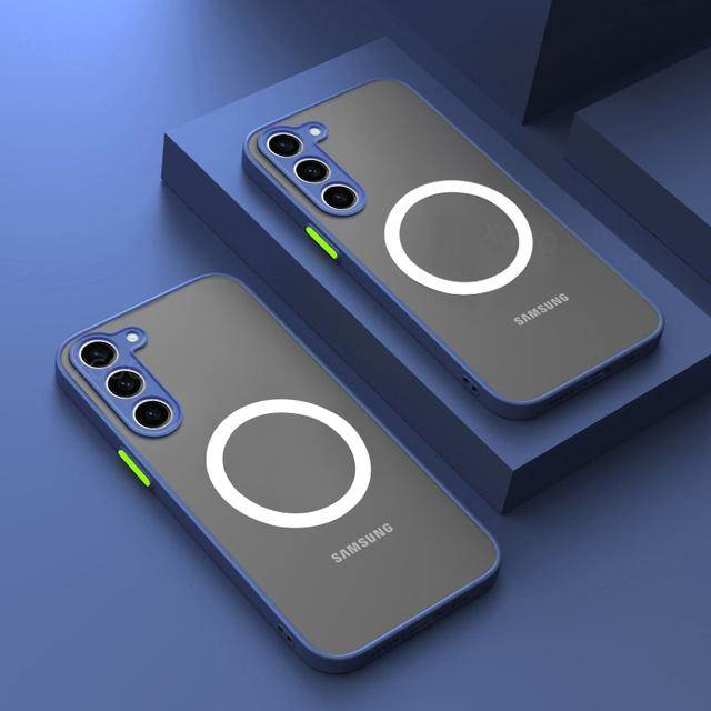 Матовый магнитный чехол для Samsung беспроводной  6