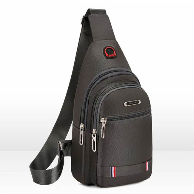 Tide Canvas Повседневный спортивный небольшой рюкзак из ткани Оксфорд Сумка через плечо Нагрудная сумка 4
