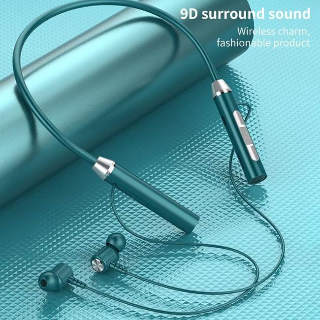 Магнитные Bluetooth-наушники для фитнеса, спортивные беспроводные наушники для бега, с шумоподавлением и микрофоном