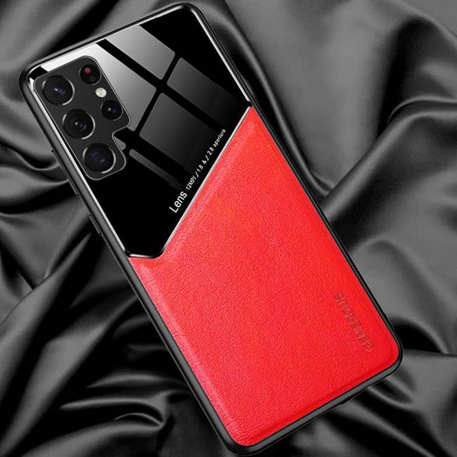 Чехол для Samsung S 22 Ultra с кожаной текстурой, автомобильный магнитный чехол для телефона Samsung Galaxy S23 Ultra 23 Plus 22Ultra 5