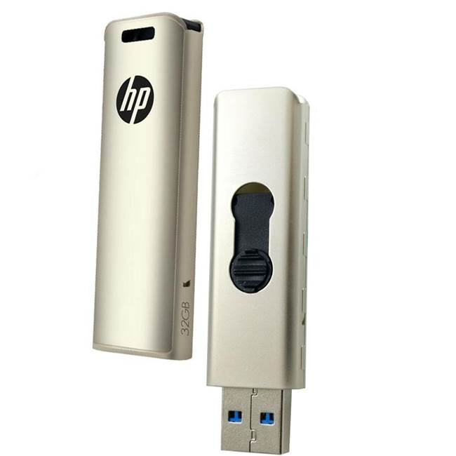 Флешка HP V296W, металлическая 2