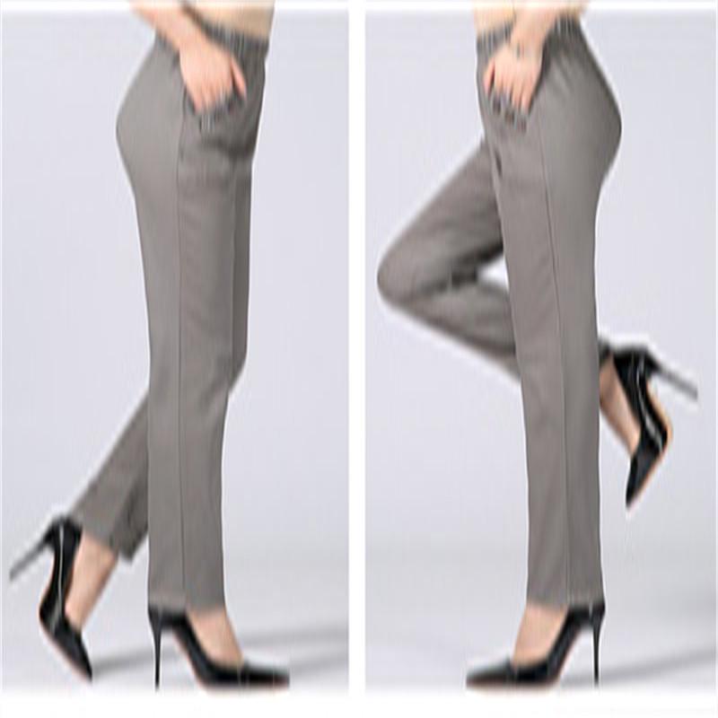 Брюки для женщин с высокой талией. Plus Size 7