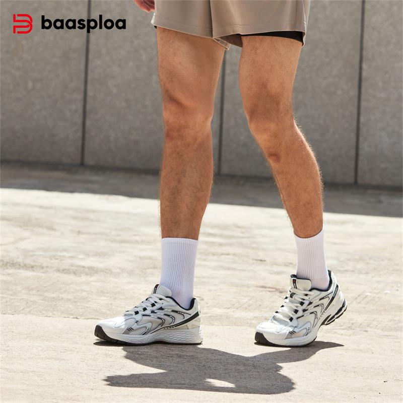Bassploa мужские кроссовки с сетчатой ​​поверхностью дышащие нескользящие легкие баскетбольные кроссовки для мужчин уличная спортивная мужская обувь для отдыха 22