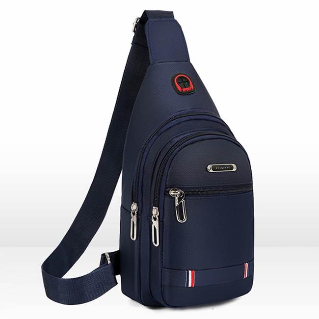 Tide Canvas Повседневный спортивный небольшой рюкзак из ткани Оксфорд Сумка через плечо Нагрудная сумка 7
