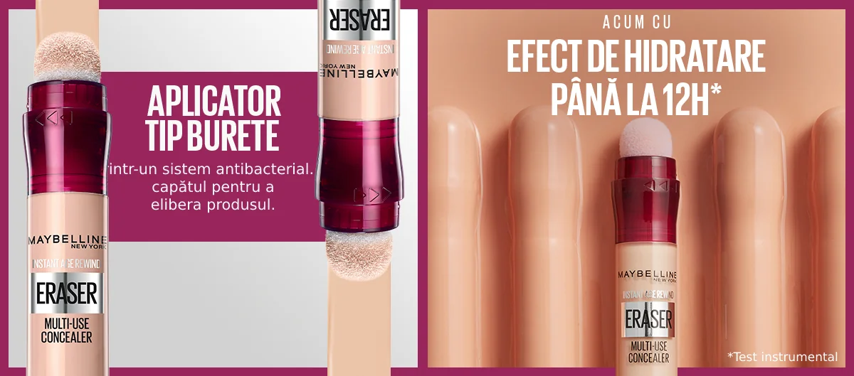 Corector universal Instant Anti Age Eraser 01 Light, 6.8ml, Maybelline 14